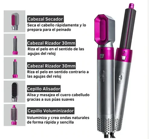 CEPILLO SECADOR 5 EN 1